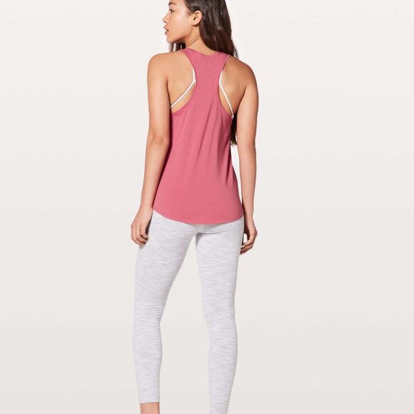 Lululemon Love Tank II racerback tank top / shirt, sleeveless (size 8) pink - Picture 1 of 5